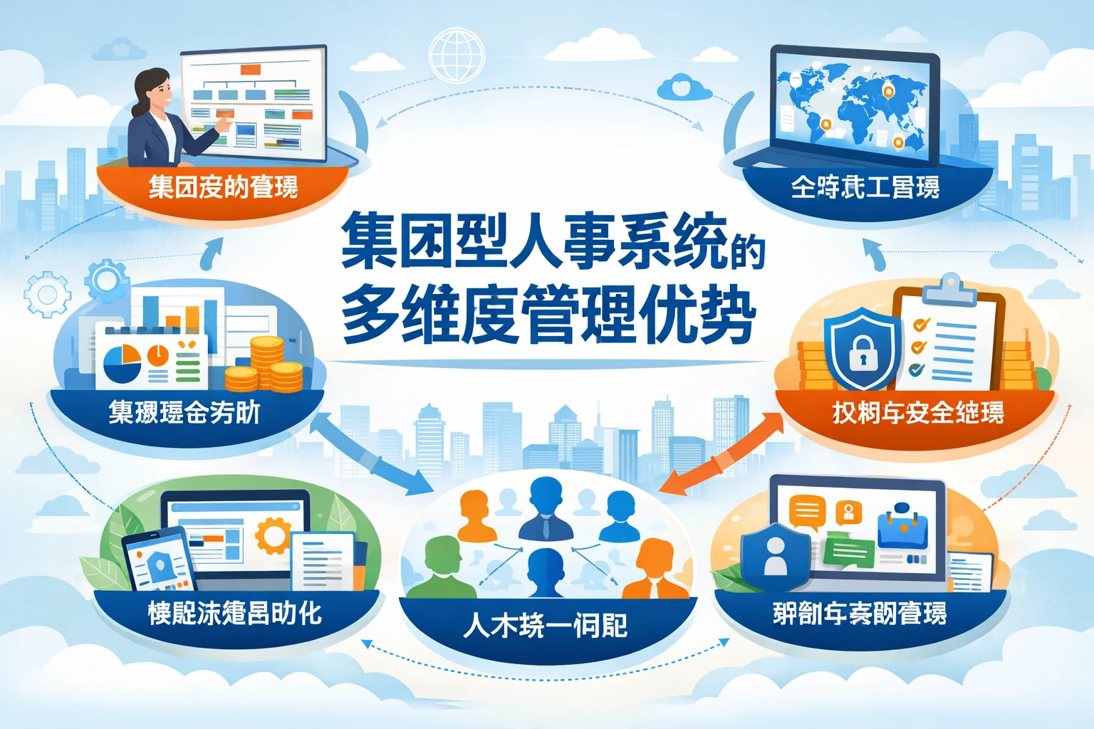 集团型人事系统的多维度管理优势