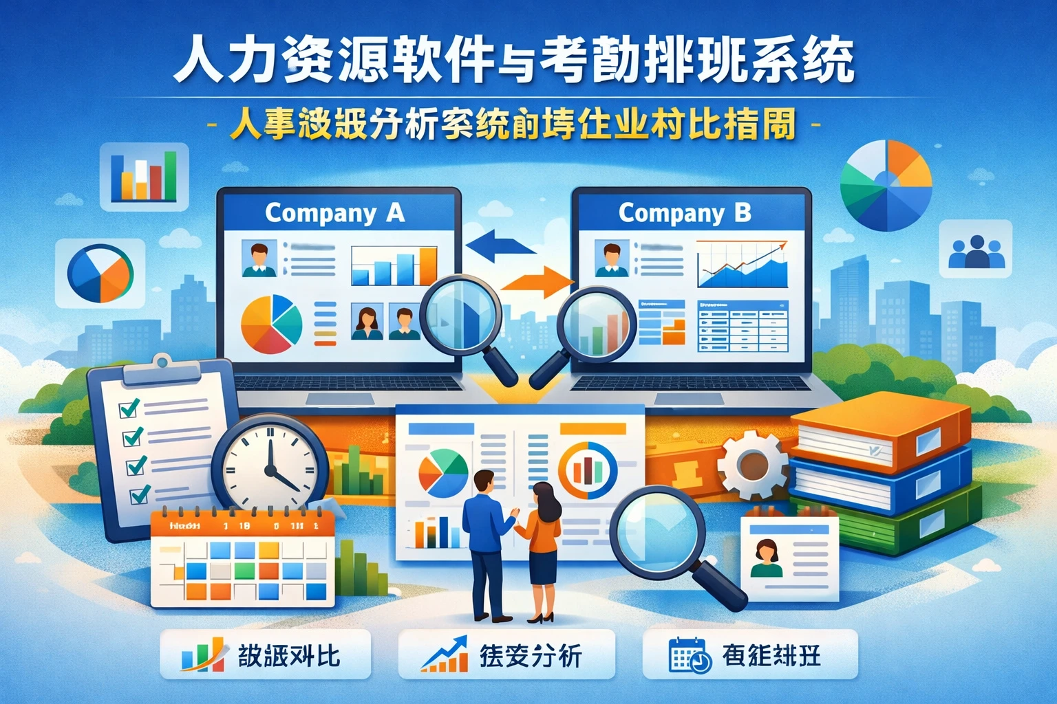 人力资源软件与考勤排班系统：人事数据分析系统的跨企业对比指南