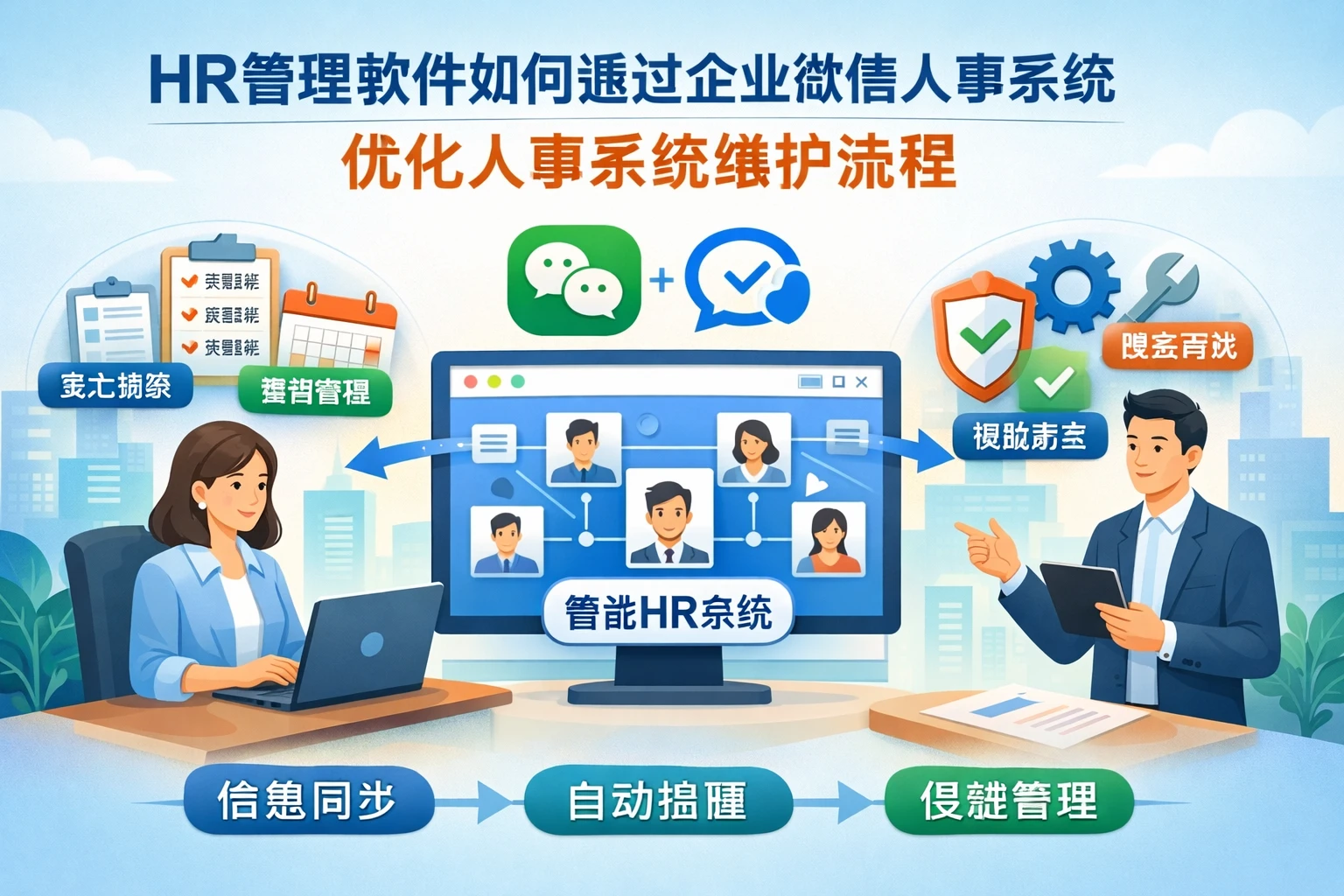 HR管理软件如何通过企业微信人事系统优化人事系统维护流程