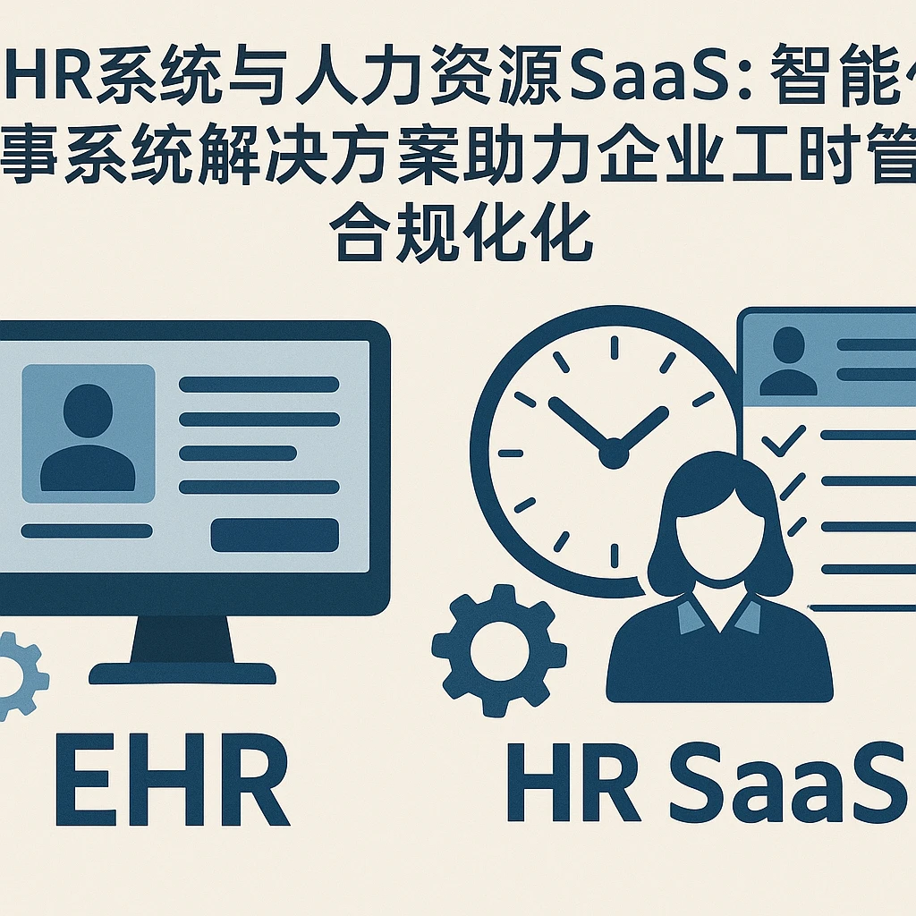 EHR系统与人力资源SaaS:智能化人事系统解决方案助力企业工时管理合规化