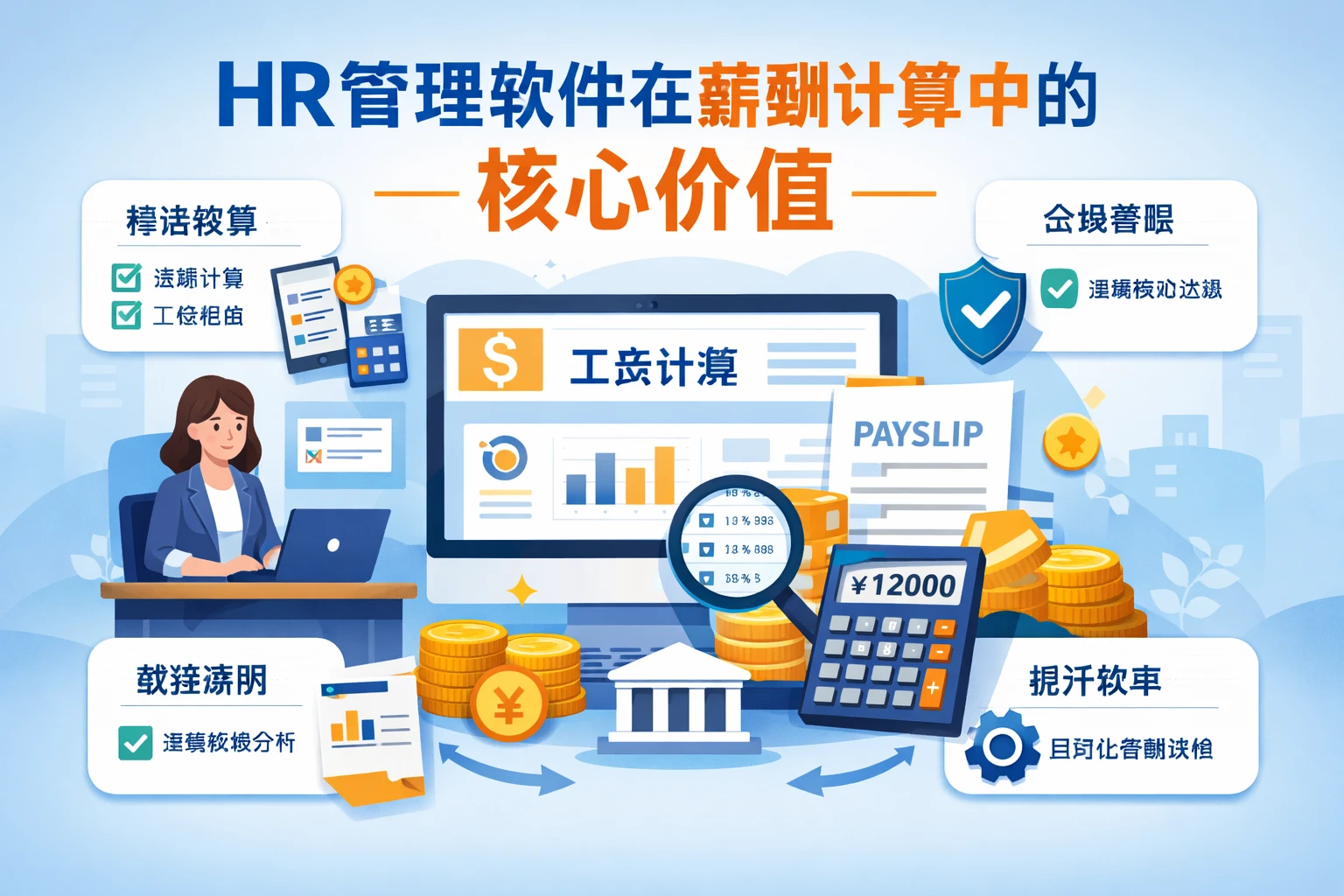 HR管理软件在薪酬计算中的核心价值