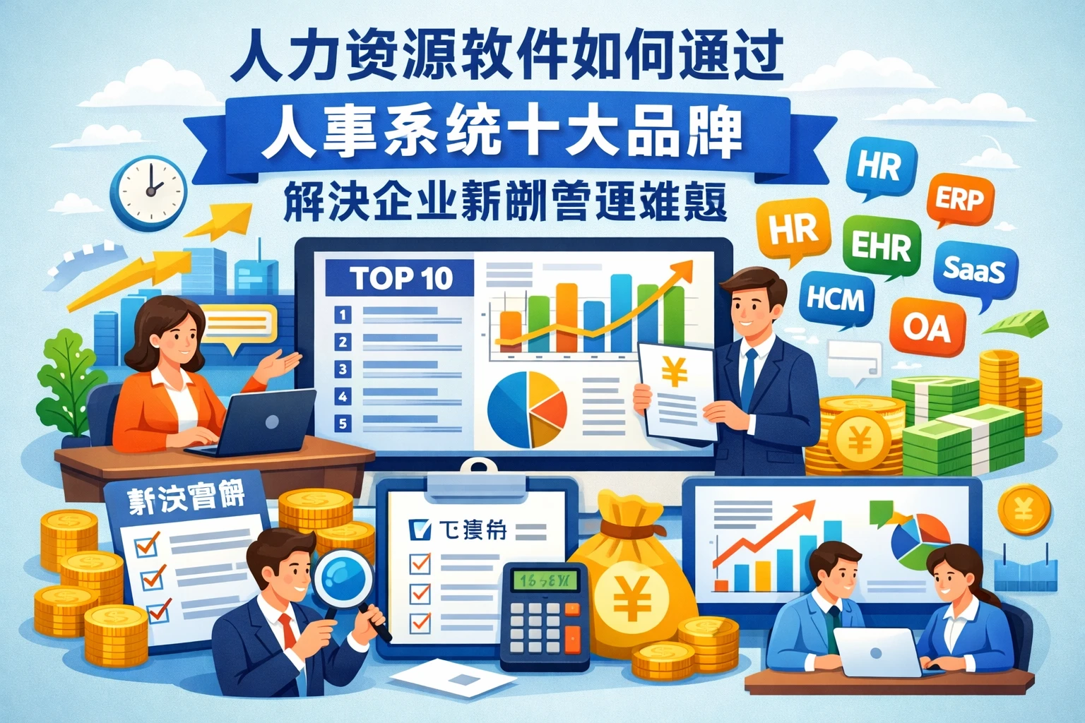 人力资源软件如何通过人事系统十大品牌解决企业薪酬管理难题