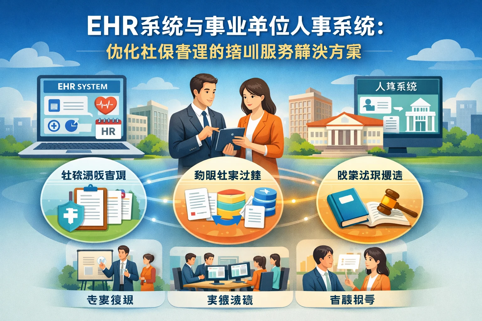 EHR系统与事业单位人事系统：优化社保管理的培训服务解决方案