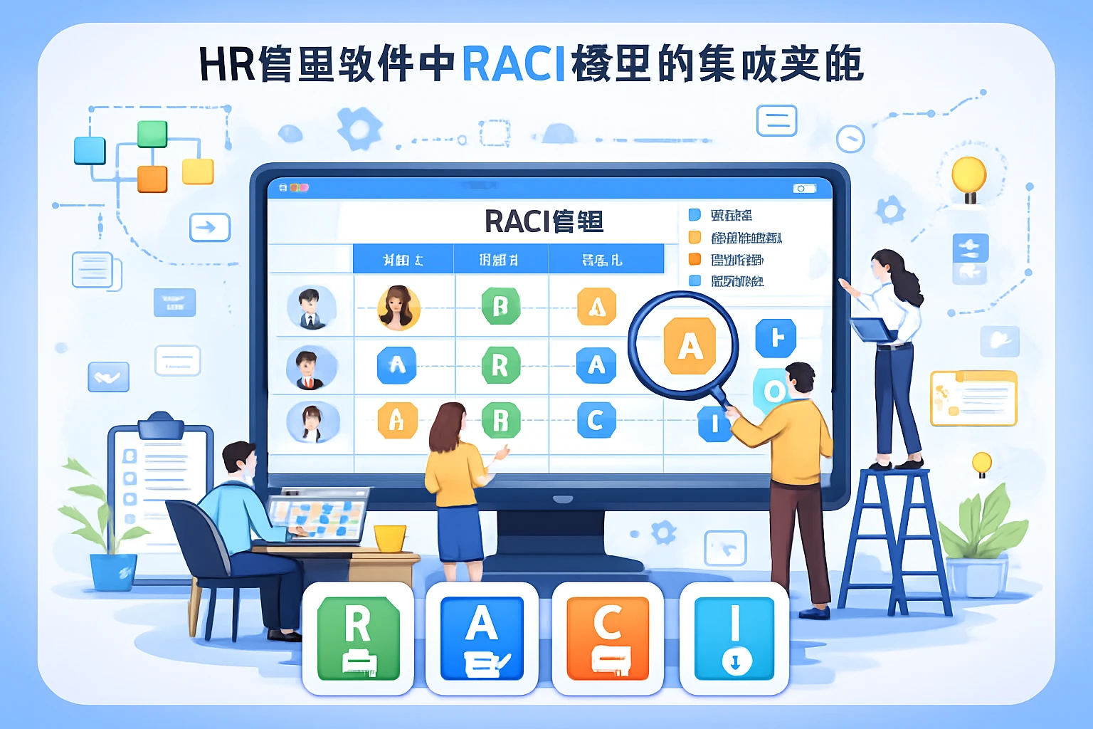 HR管理软件中RACI模型的集成实施