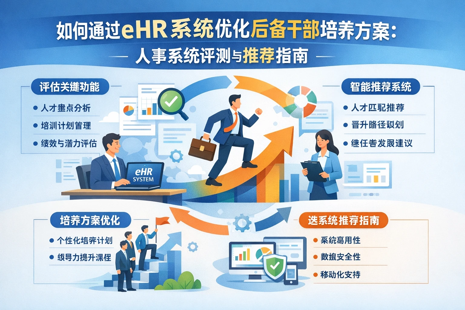 如何通过eHR系统优化后备干部培养方案：人事系统评测与推荐指南