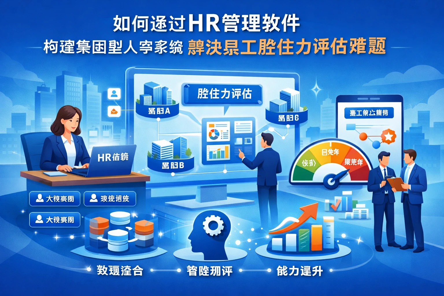 如何通过HR管理软件构建集团型人事系统解决员工胜任力评估难题