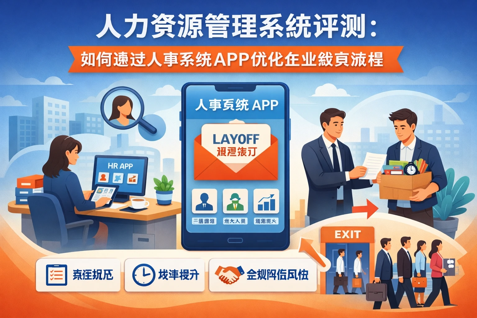 人力资源管理系统评测：如何通过人事系统APP优化企业裁员流程