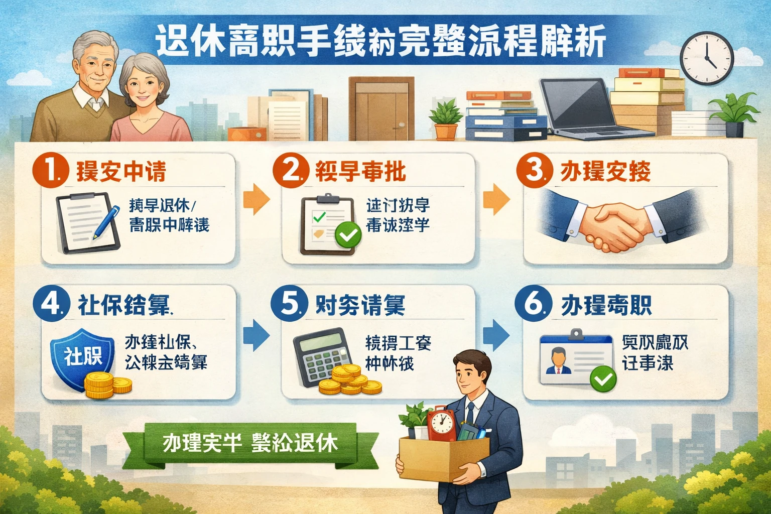 退休离职手续的完整流程解析
