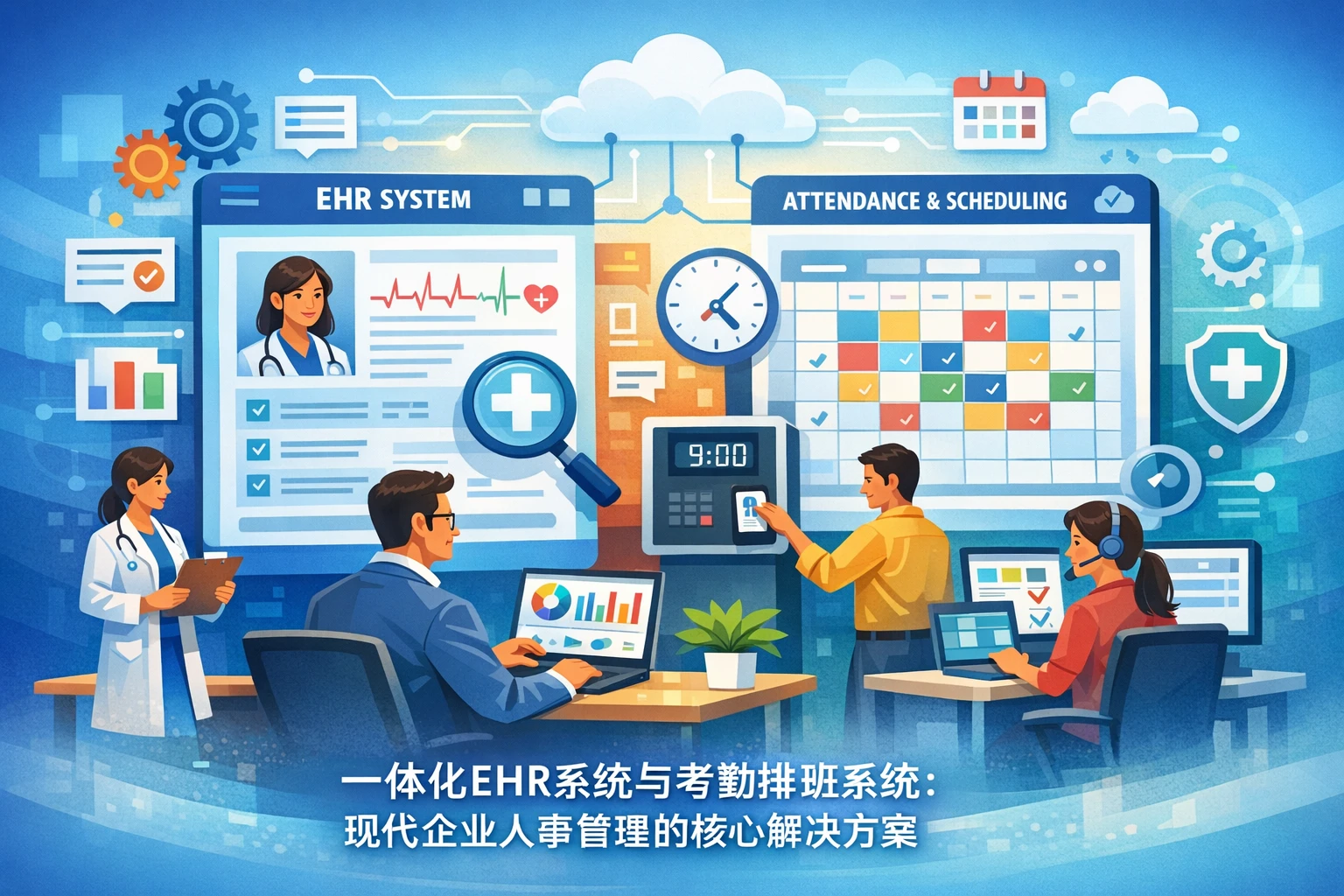 一体化EHR系统与考勤排班系统：现代企业人事管理的核心解决方案