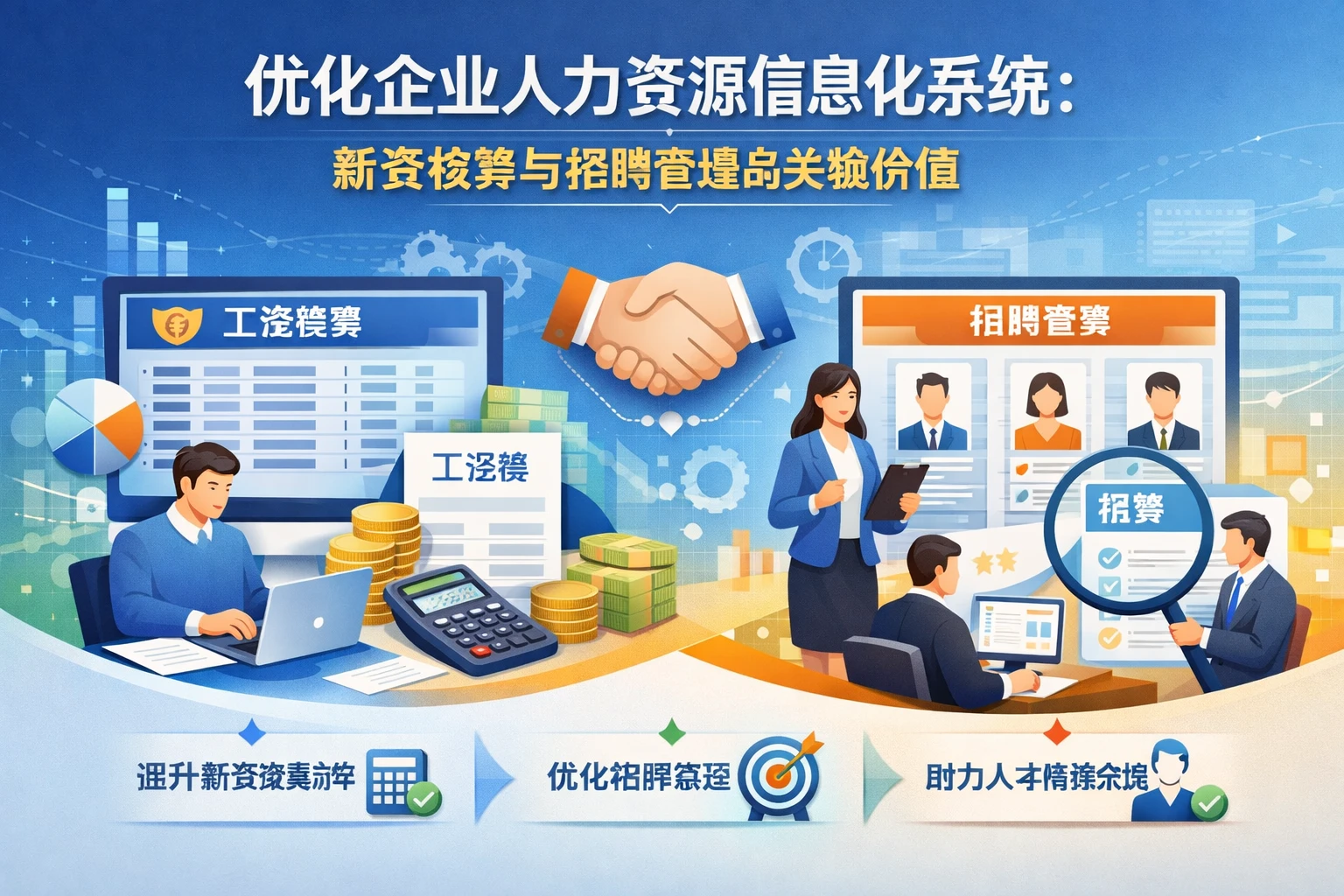 优化企业人力资源信息化系统：薪资核算与招聘管理的关键价值