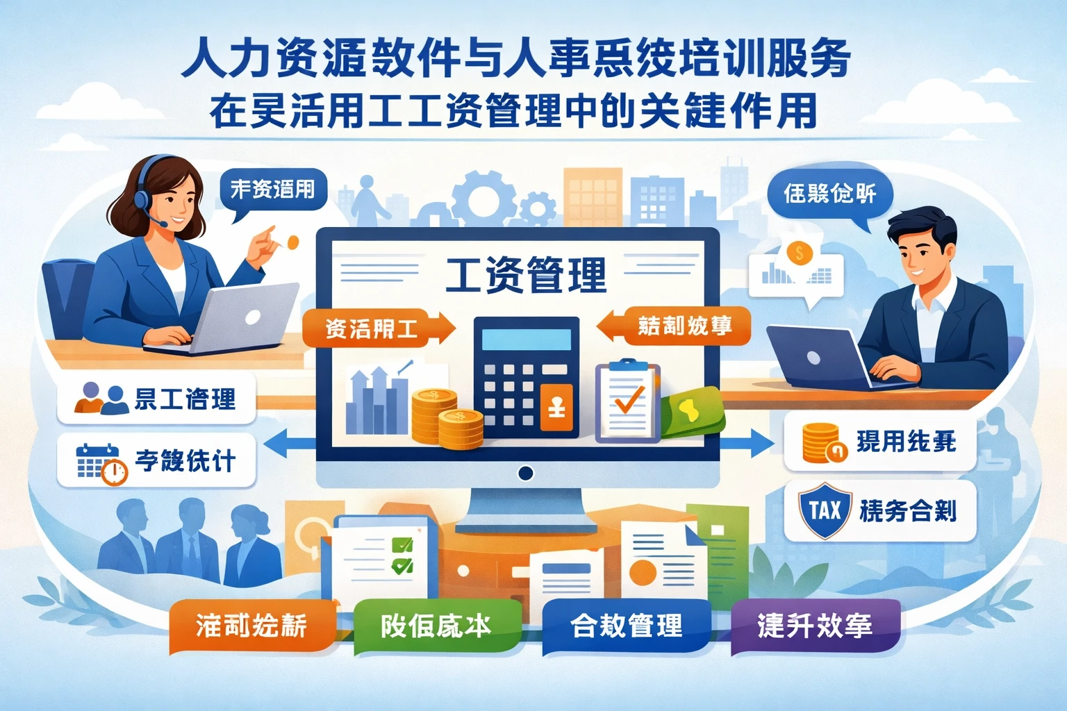 人力资源软件与人事系统培训服务在灵活用工工资管理中的关键作用