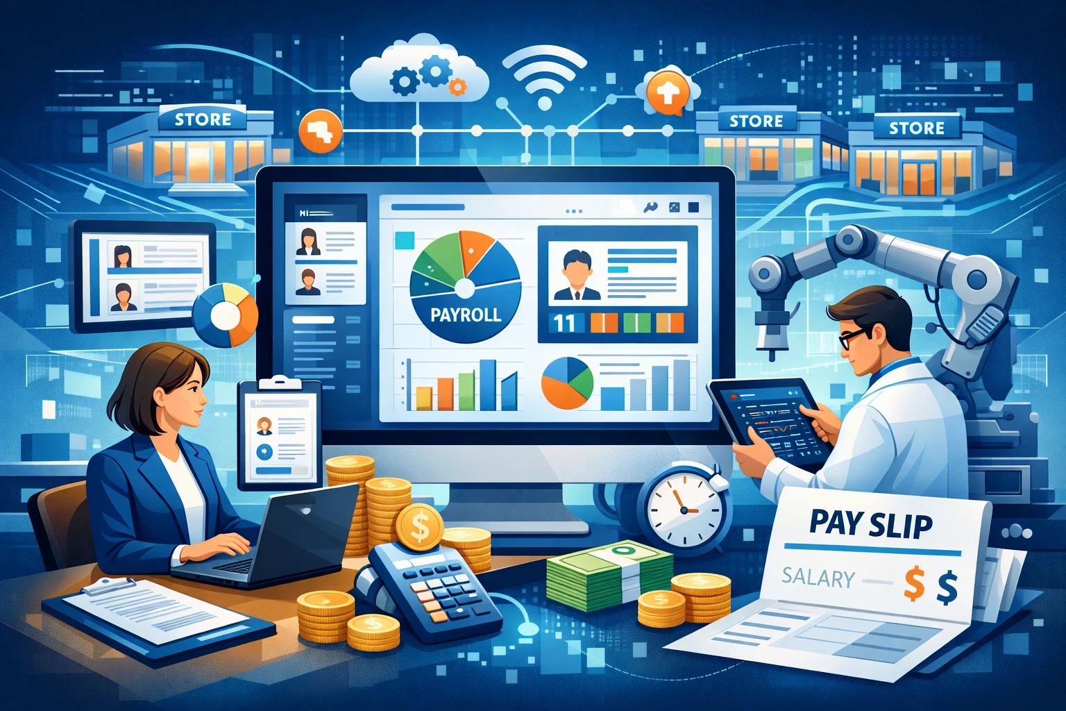 人力资源软件与连锁门店人事系统：科技研发工资管理的创新解决方案