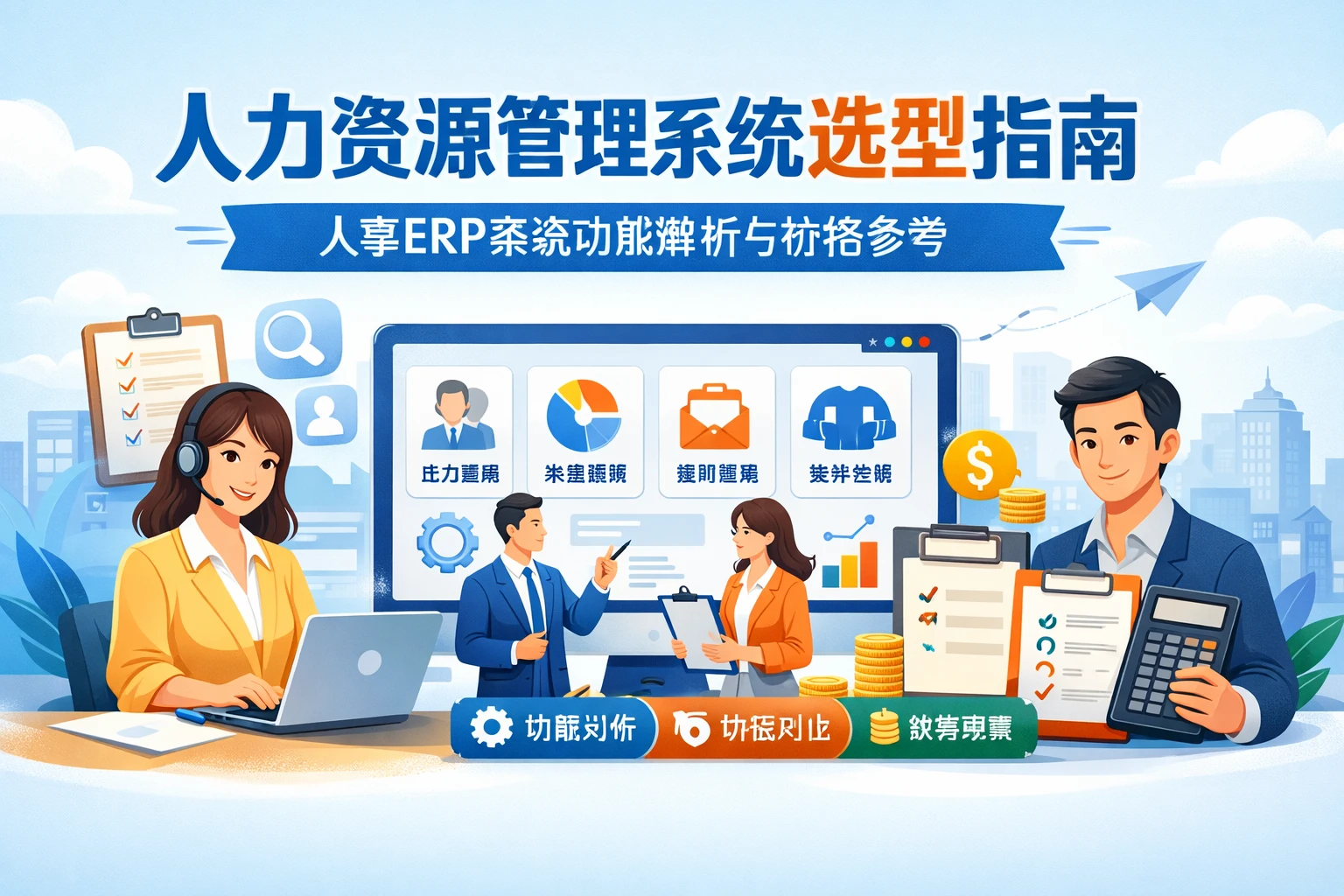人力资源管理系统选型指南：人事ERP系统功能解析与价格参考