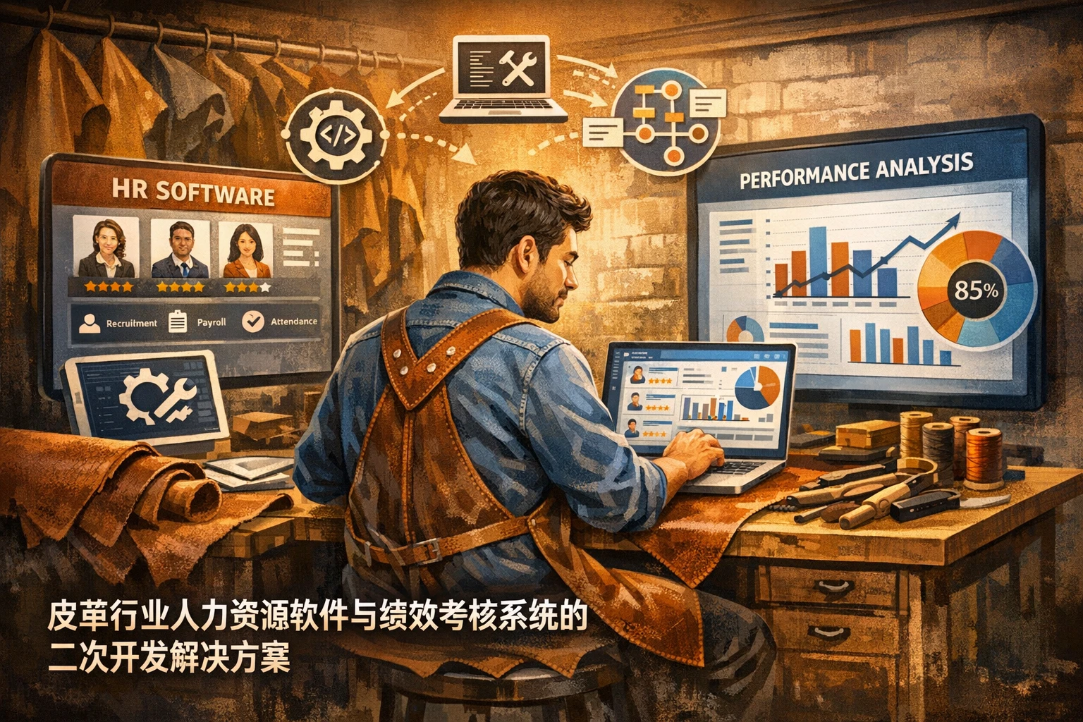 皮革行业人力资源软件与绩效考核系统的二次开发解决方案