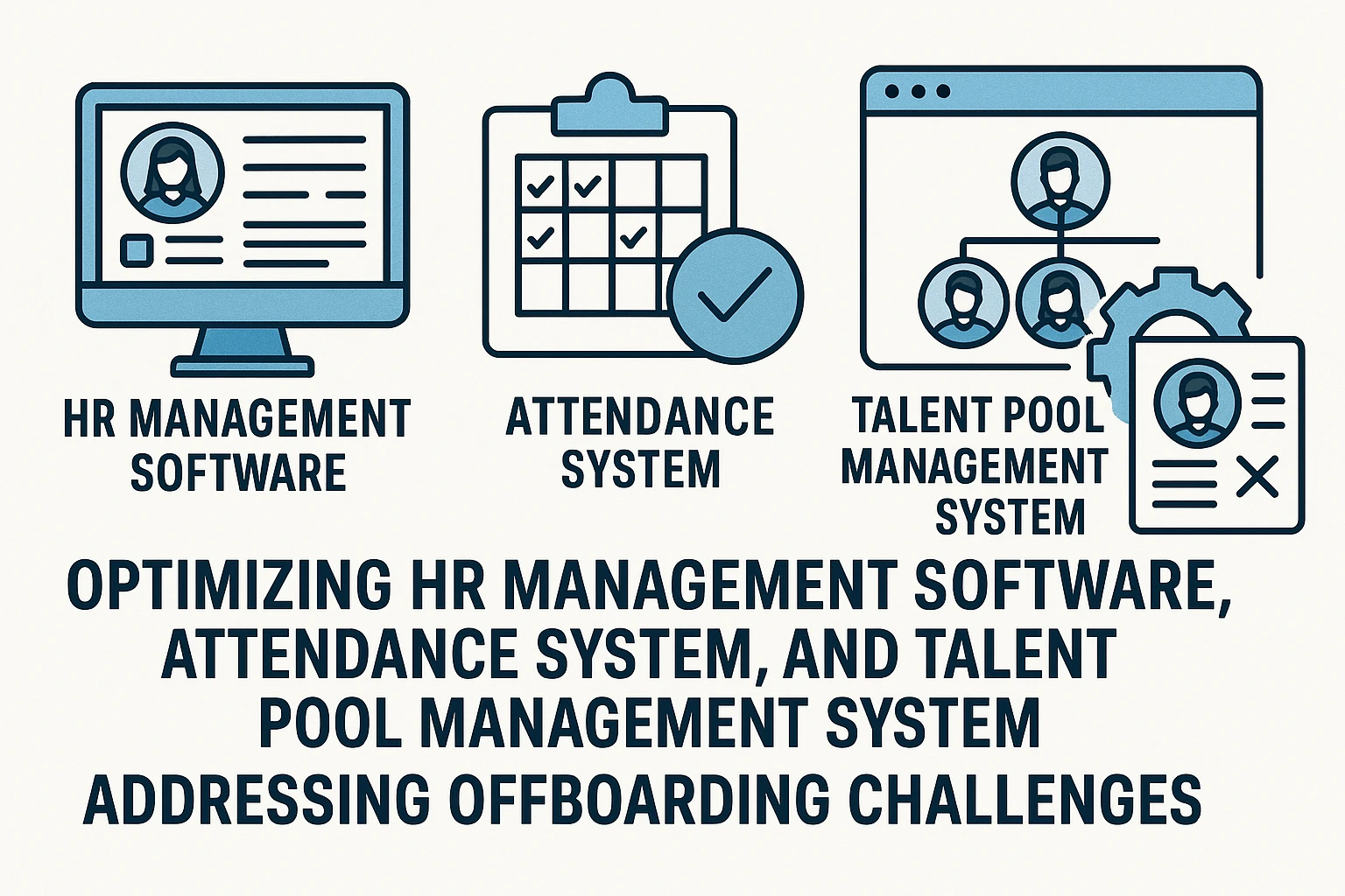 优化HR管理软件、考勤系统与人才库管理系统,解决离职交接难题