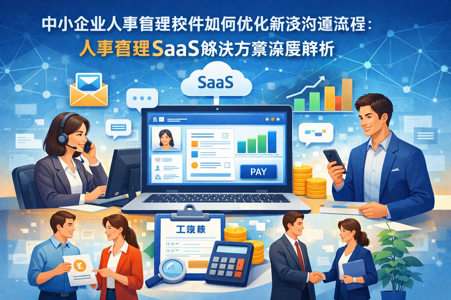中小企业人事管理软件如何优化薪资沟通流程：人事管理SaaS解决方案深度解析