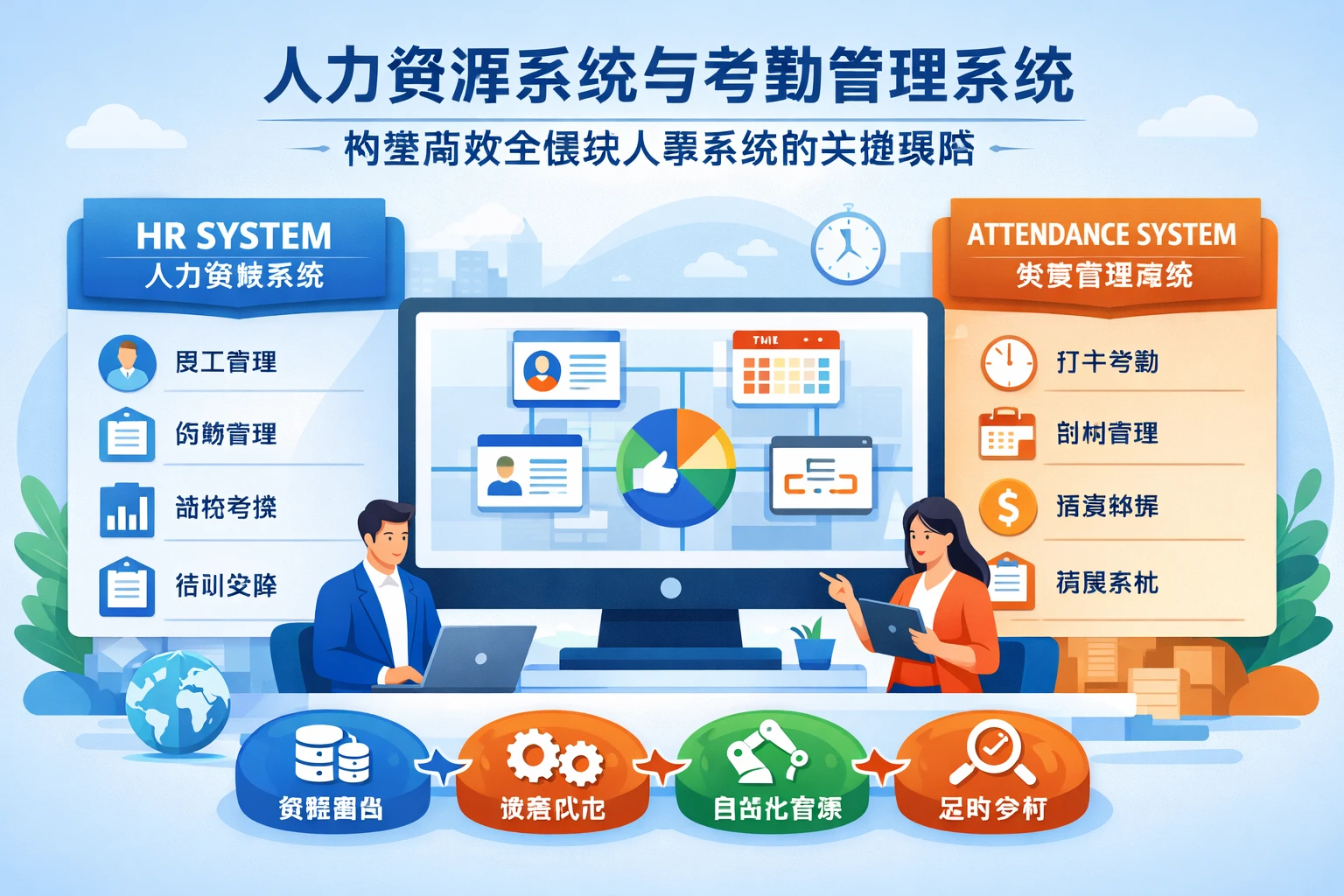 人力资源系统与考勤管理系统：构建高效全模块人事系统的关键策略
