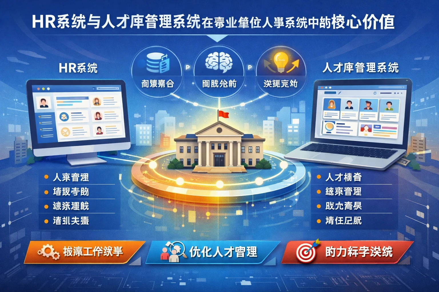 HR系统与人才库管理系统在事业单位人事系统中的核心价值