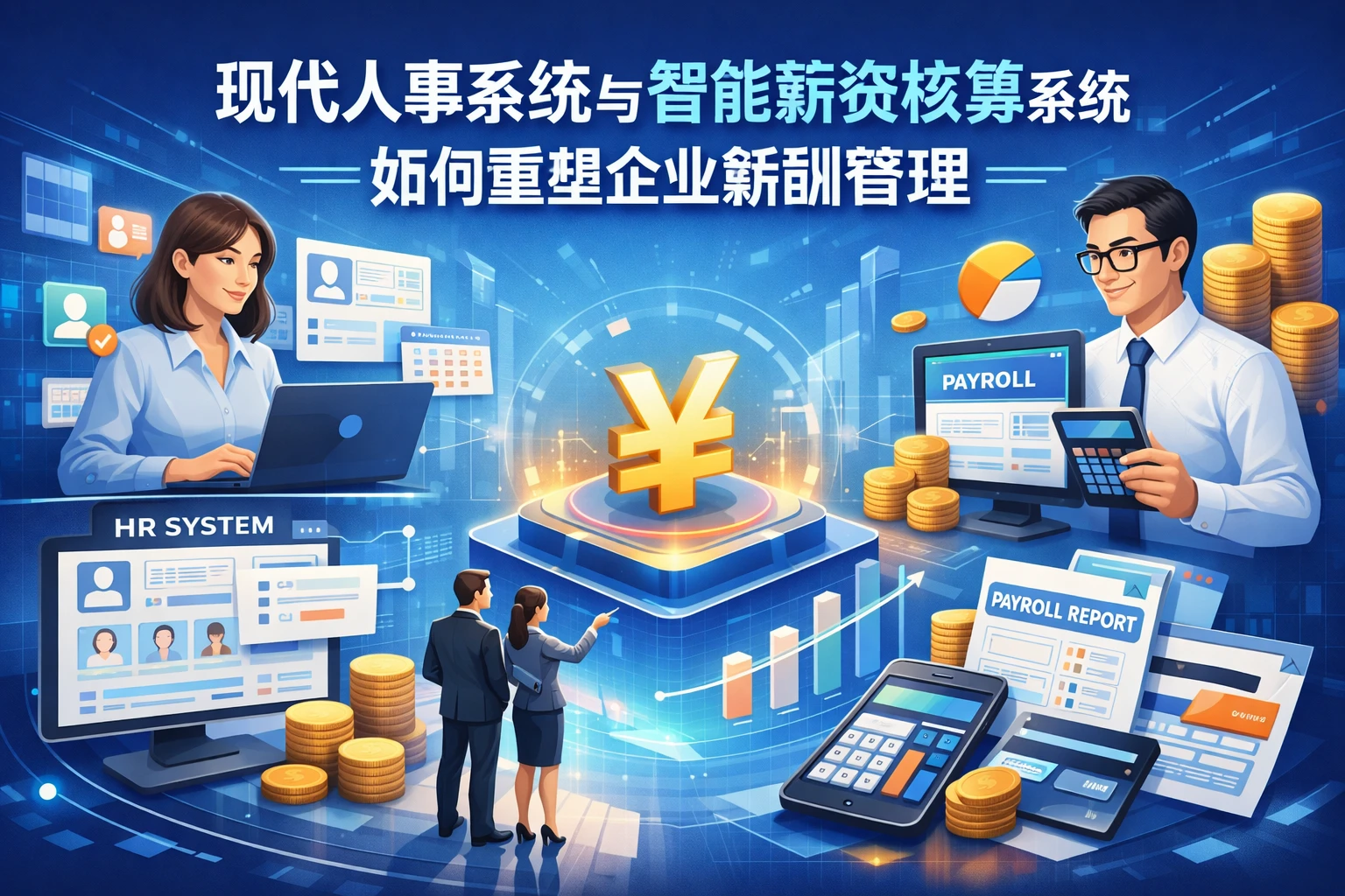 现代人事系统与智能薪资核算系统如何重塑企业薪酬管理