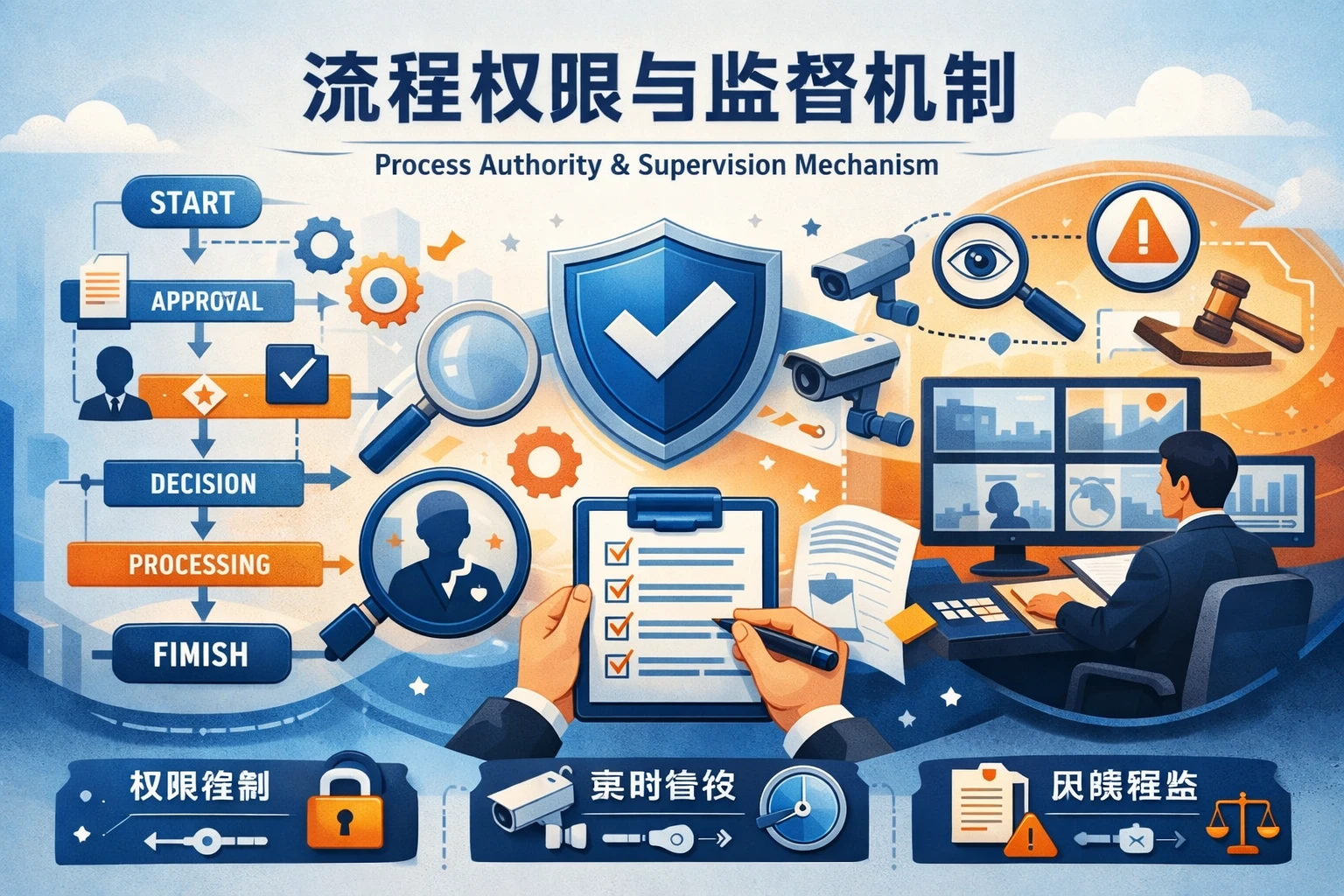 流程权限与监督机制