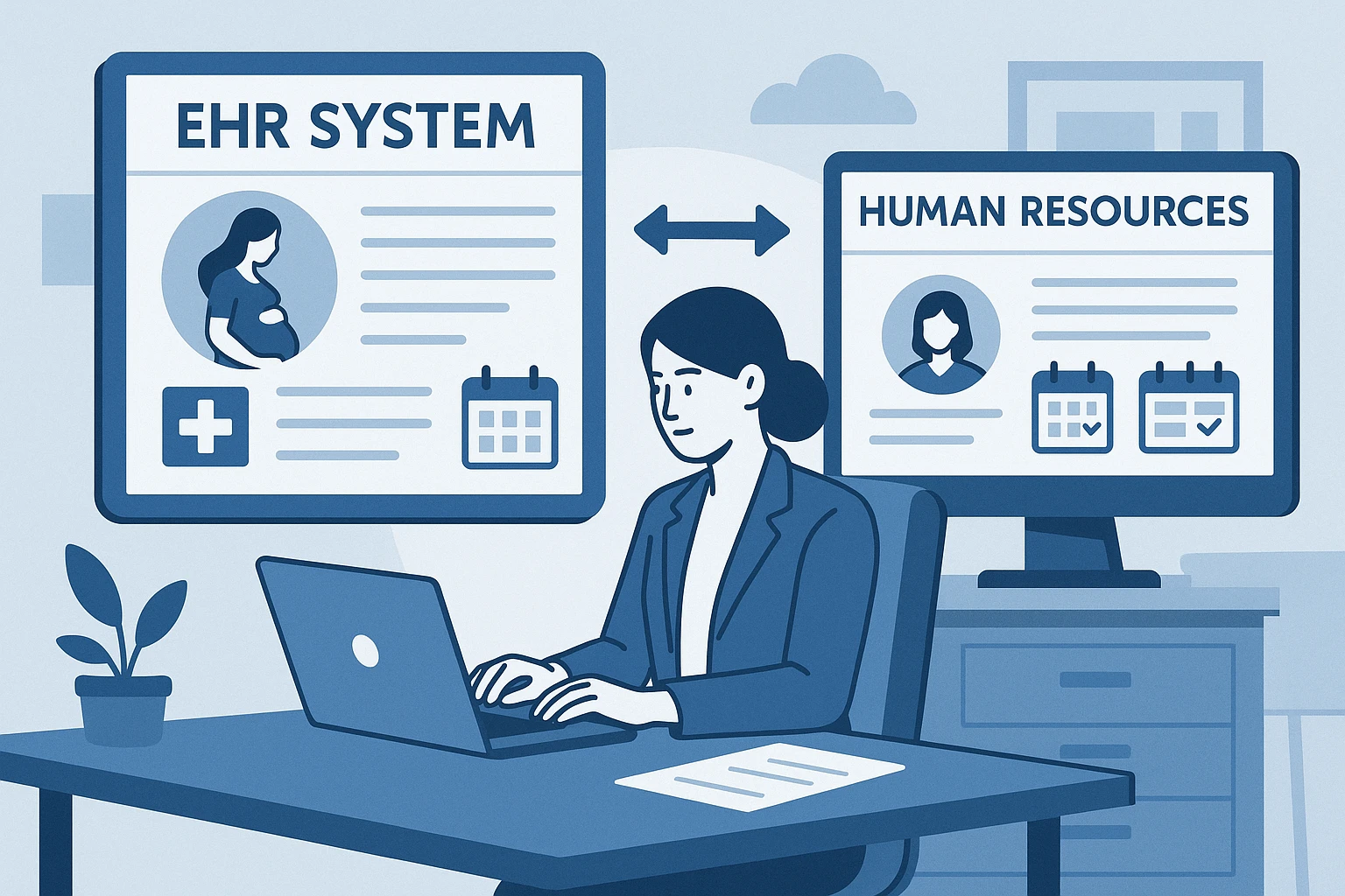 优化EHR系统与医院人事系统协同，高效处理孕期员工病假与产假管理