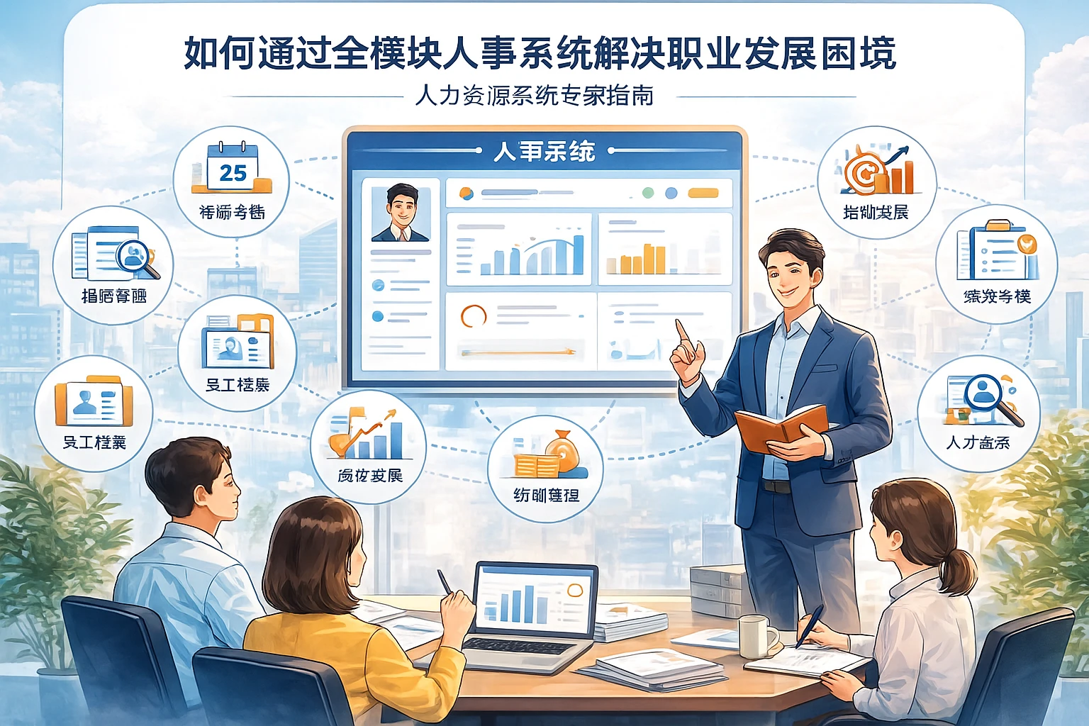 如何通过全模块人事系统解决职业发展困境 - 人力资源系统专家指南