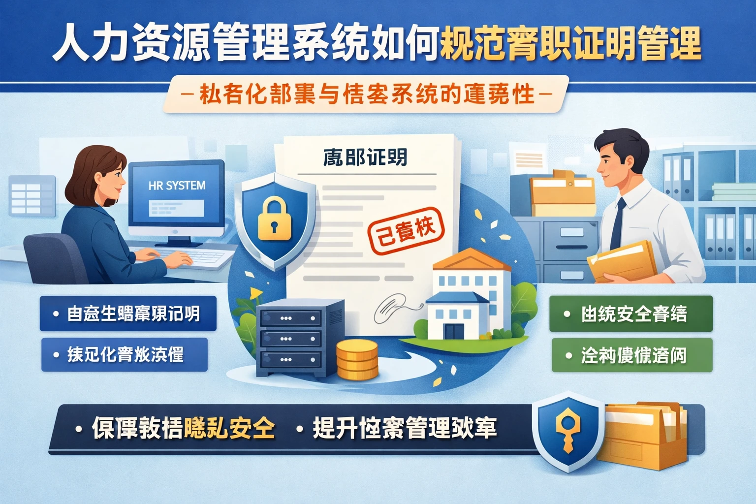 人力资源管理系统如何规范离职证明管理：私有化部署与档案系统的重要性