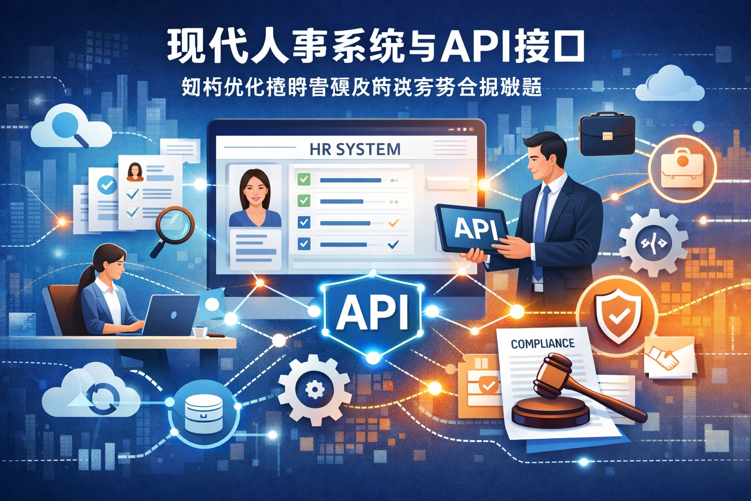 现代人事系统与API接口如何优化招聘管理及解决劳务合规难题