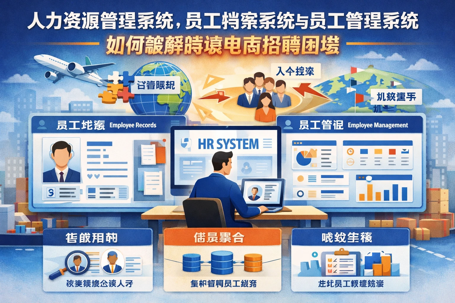 人力资源管理系统、员工档案系统与员工管理系统如何破解跨境电商招聘困境