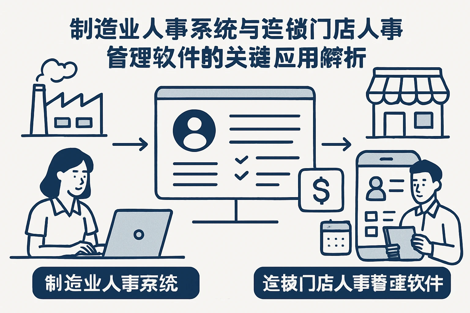 制造业人事系统与连锁门店人事管理软件的关键应用解析