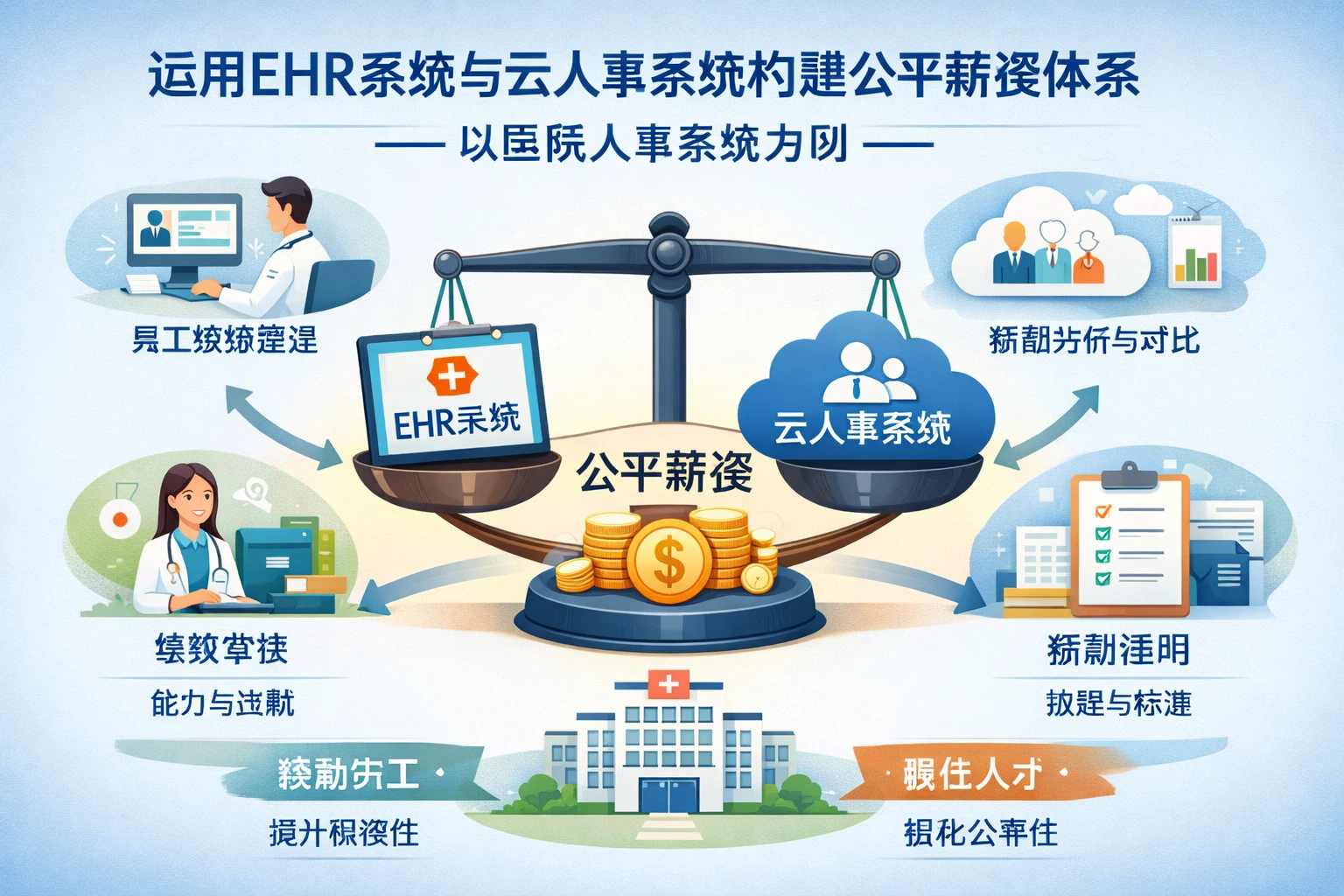 运用EHR系统与云人事系统构建公平薪资体系——以医院人事系统为例
