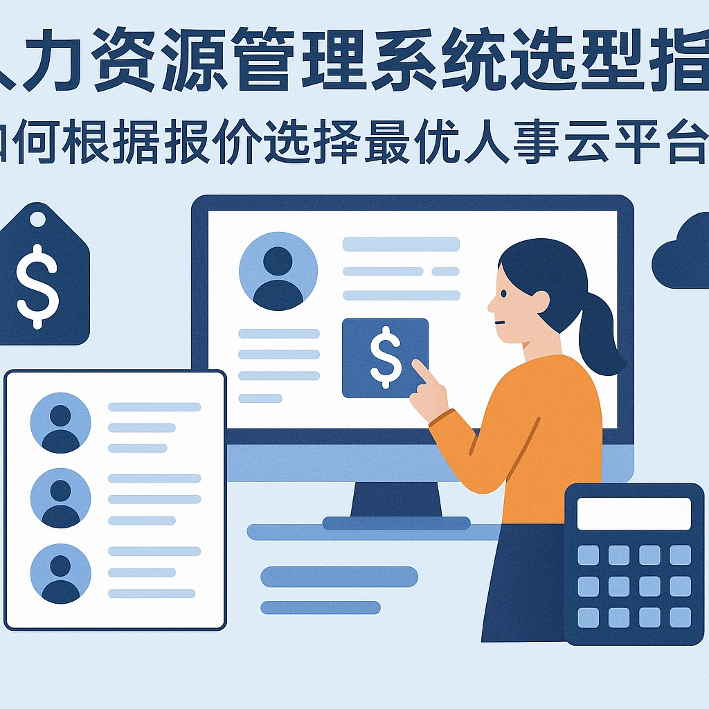 人力资源管理系统选型指南：如何根据报价选择最优人事云平台