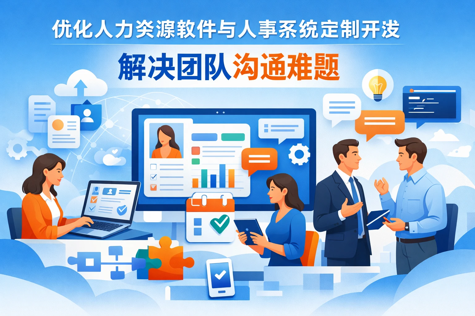 优化人力资源软件与人事系统定制开发解决团队沟通难题
