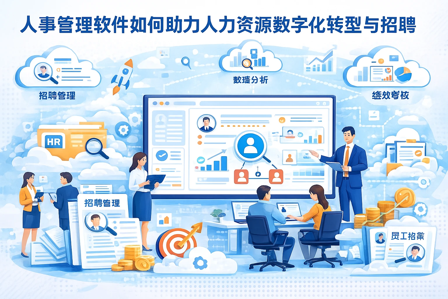 人事管理软件如何助力人力资源数字化转型与招聘管理优化