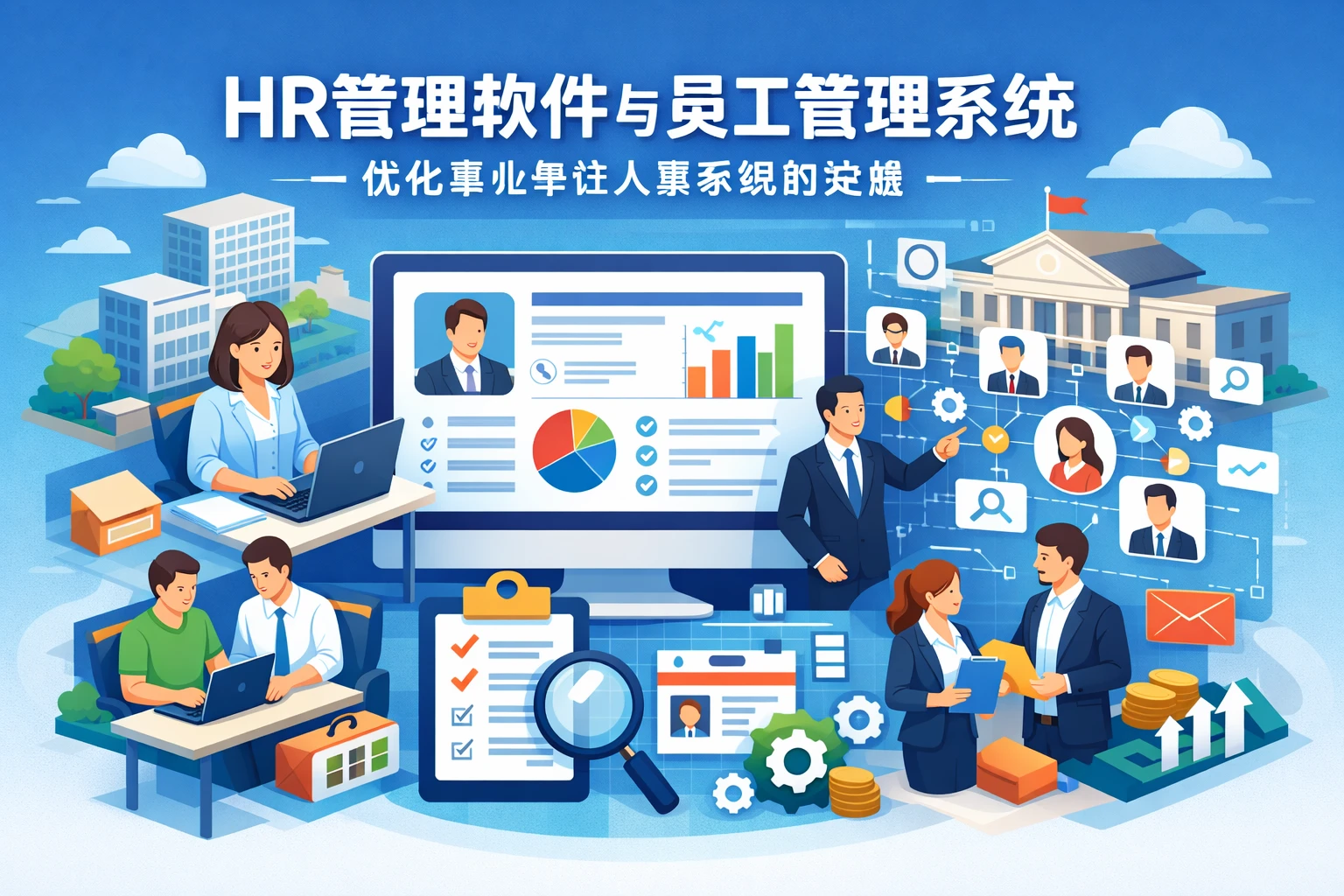 HR管理软件与员工管理系统：优化事业单位人事系统的关键