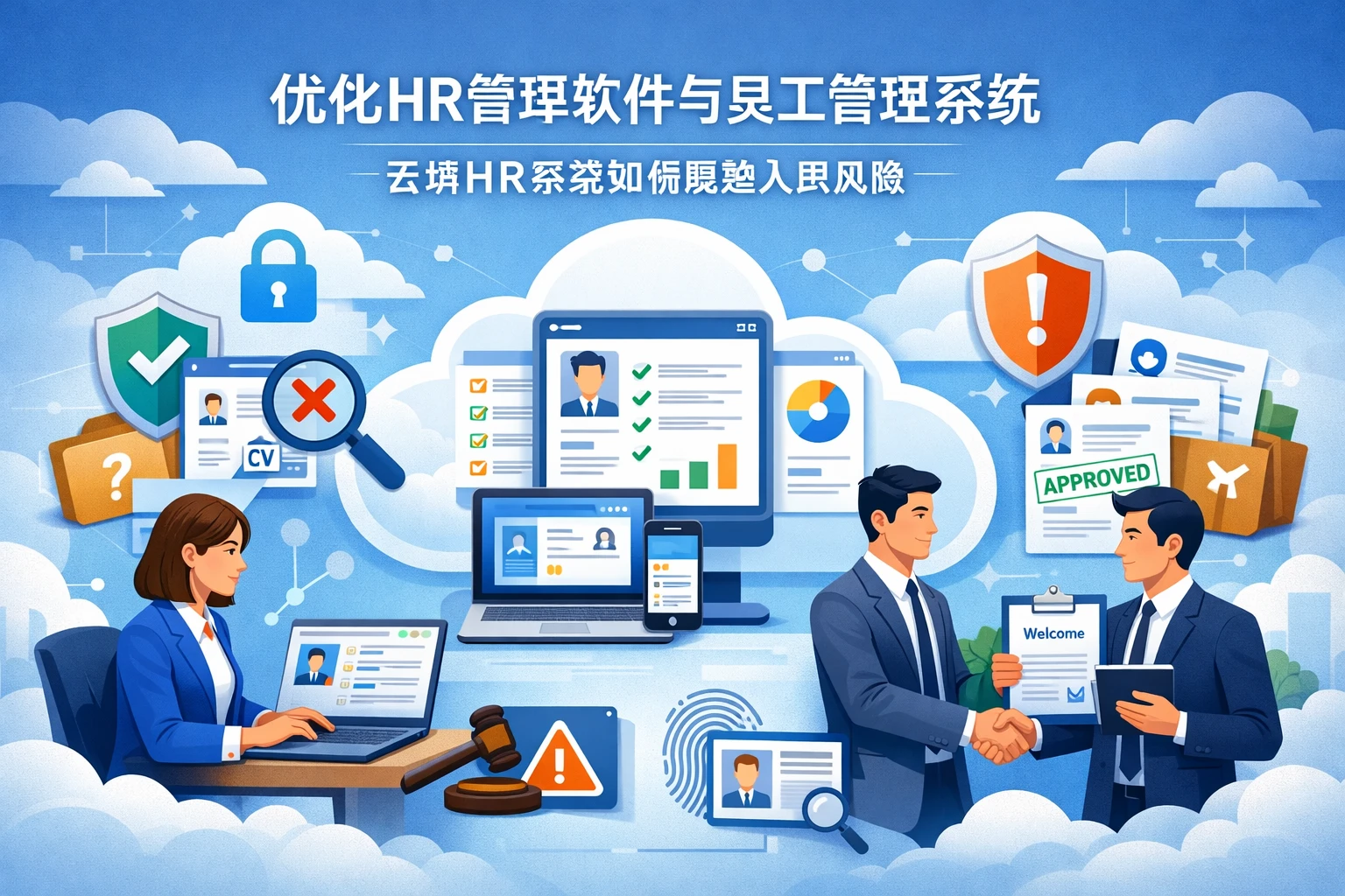 优化HR管理软件与员工管理系统:云端HR系统如何规避入职风险