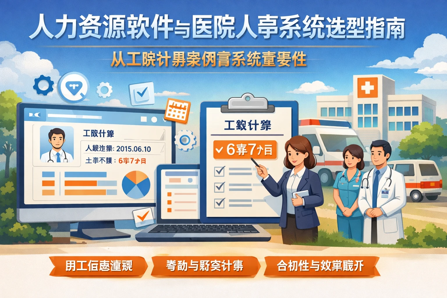 人力资源软件与医院人事系统选型指南：从工龄计算案例看系统重要性