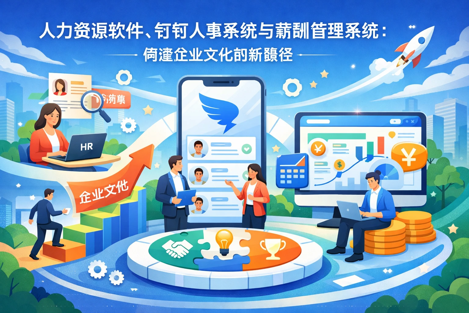 人力资源软件、钉钉人事系统与薪酬管理系统：构建企业文化的新路径