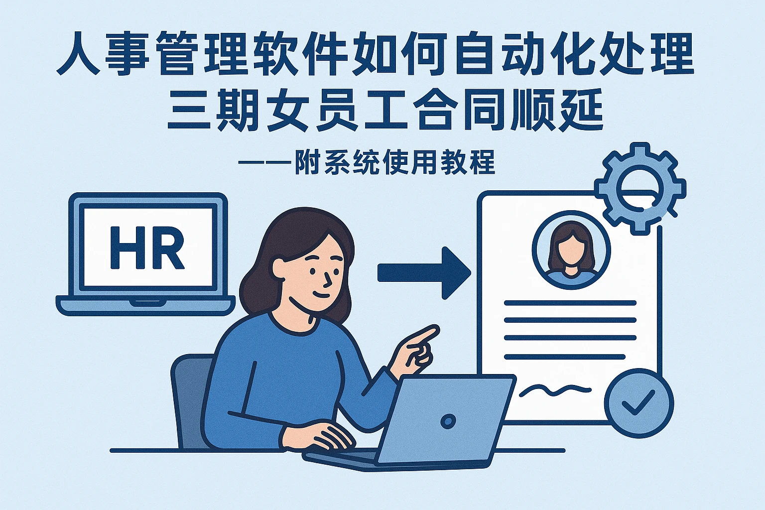 人事管理软件如何自动化处理三期女员工合同顺延——附系统使用教程