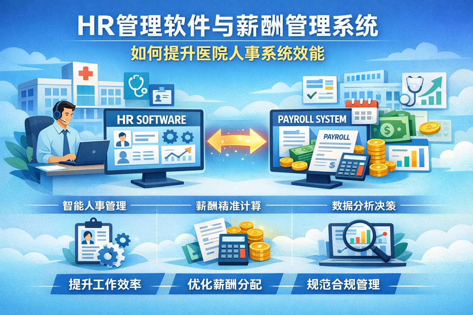HR管理软件与薪酬管理系统如何提升医院人事系统效能