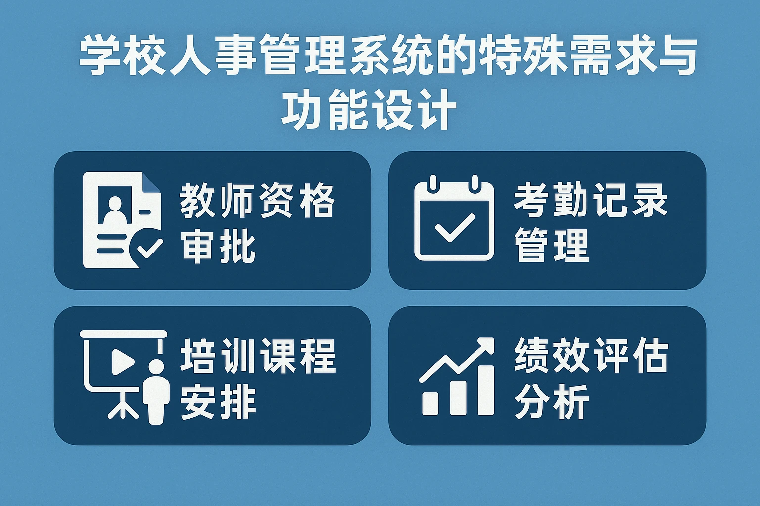 学校人事管理系统的特殊需求与功能设计