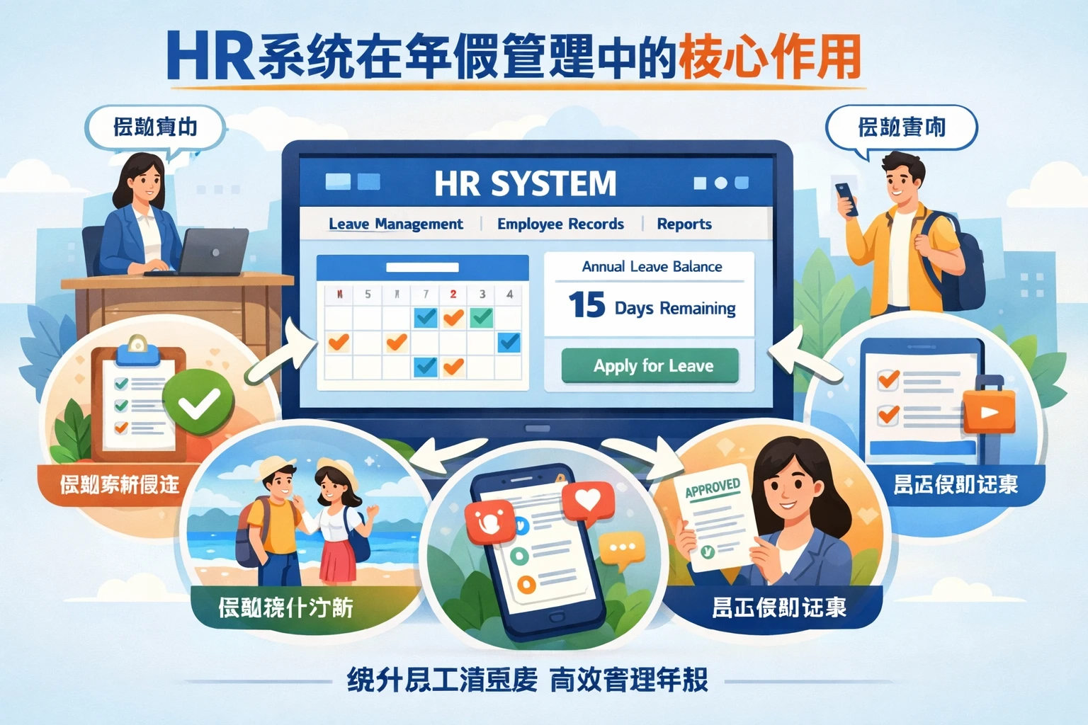 HR系统在年假管理中的核心作用