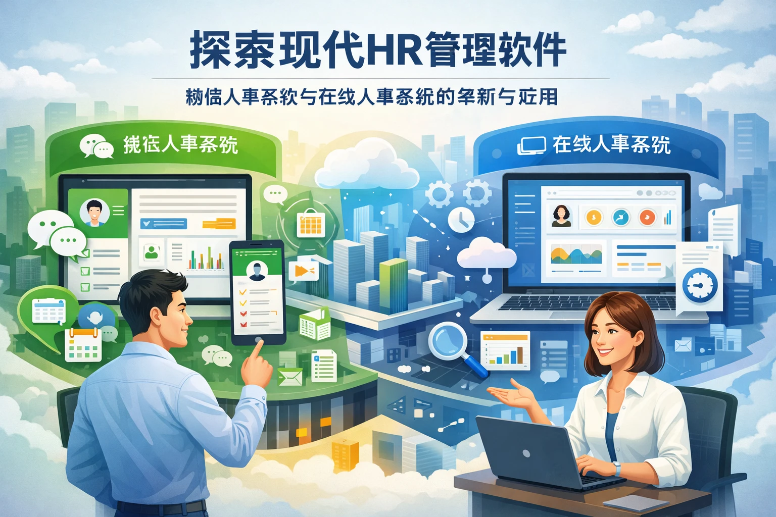 探索现代HR管理软件：微信人事系统与在线人事系统的革新与应用