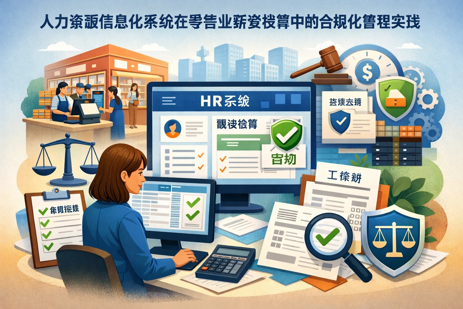 人力资源信息化系统在零售业薪资核算中的合规化管理实践