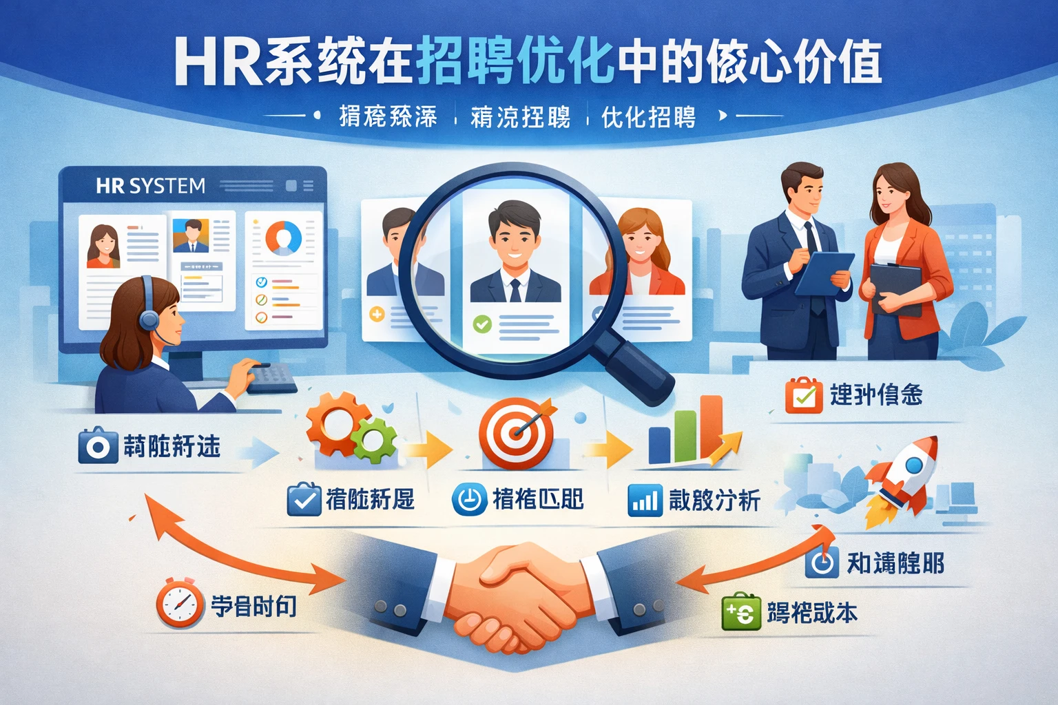 HR系统在招聘优化中的核心价值