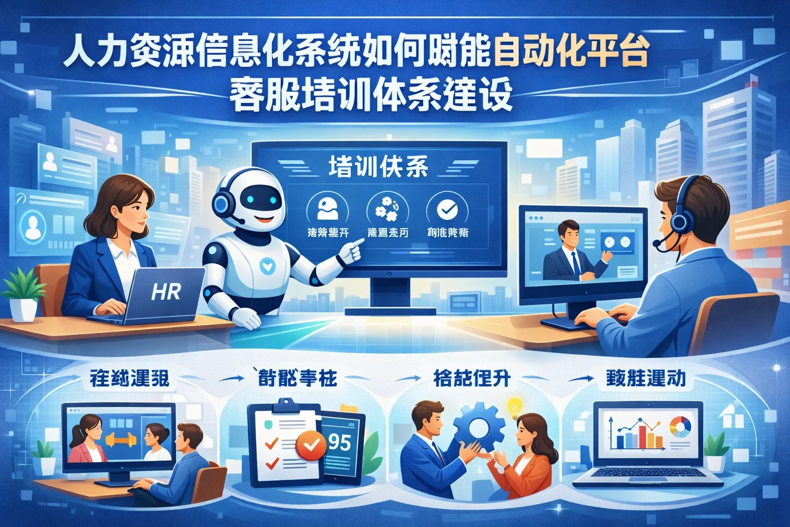 人力资源信息化系统如何赋能自动化平台客服培训体系建设