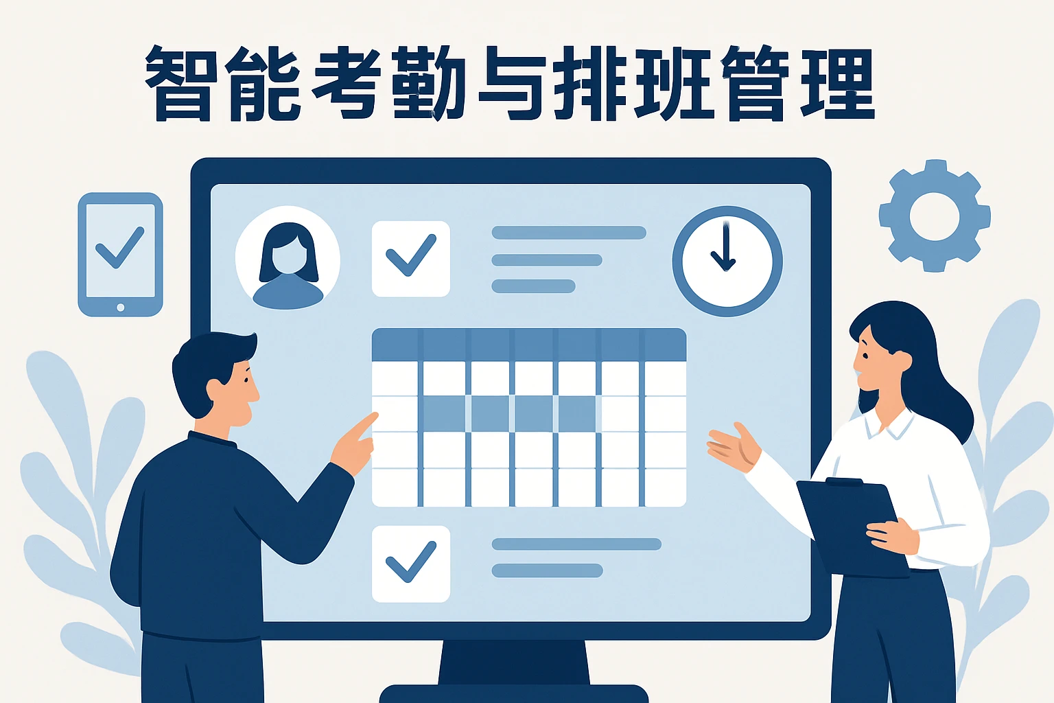 智能考勤与排班管理
