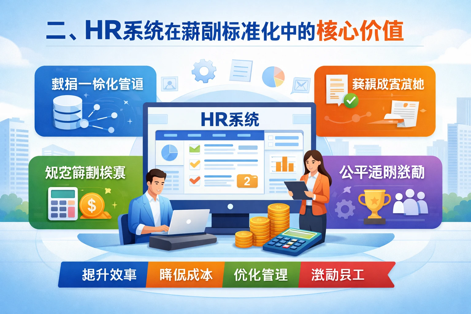 二、HR系统在薪酬标准化中的核心价值