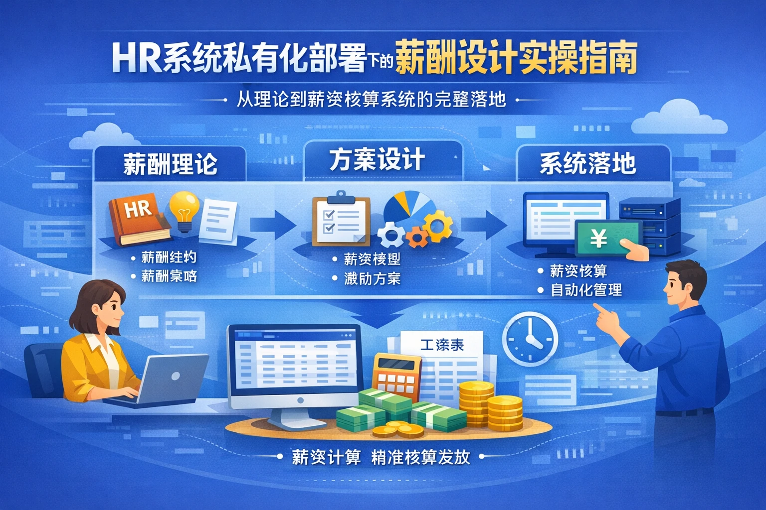 HR系统私有化部署下的薪酬设计实操指南：从理论到薪资核算系统的完整落地