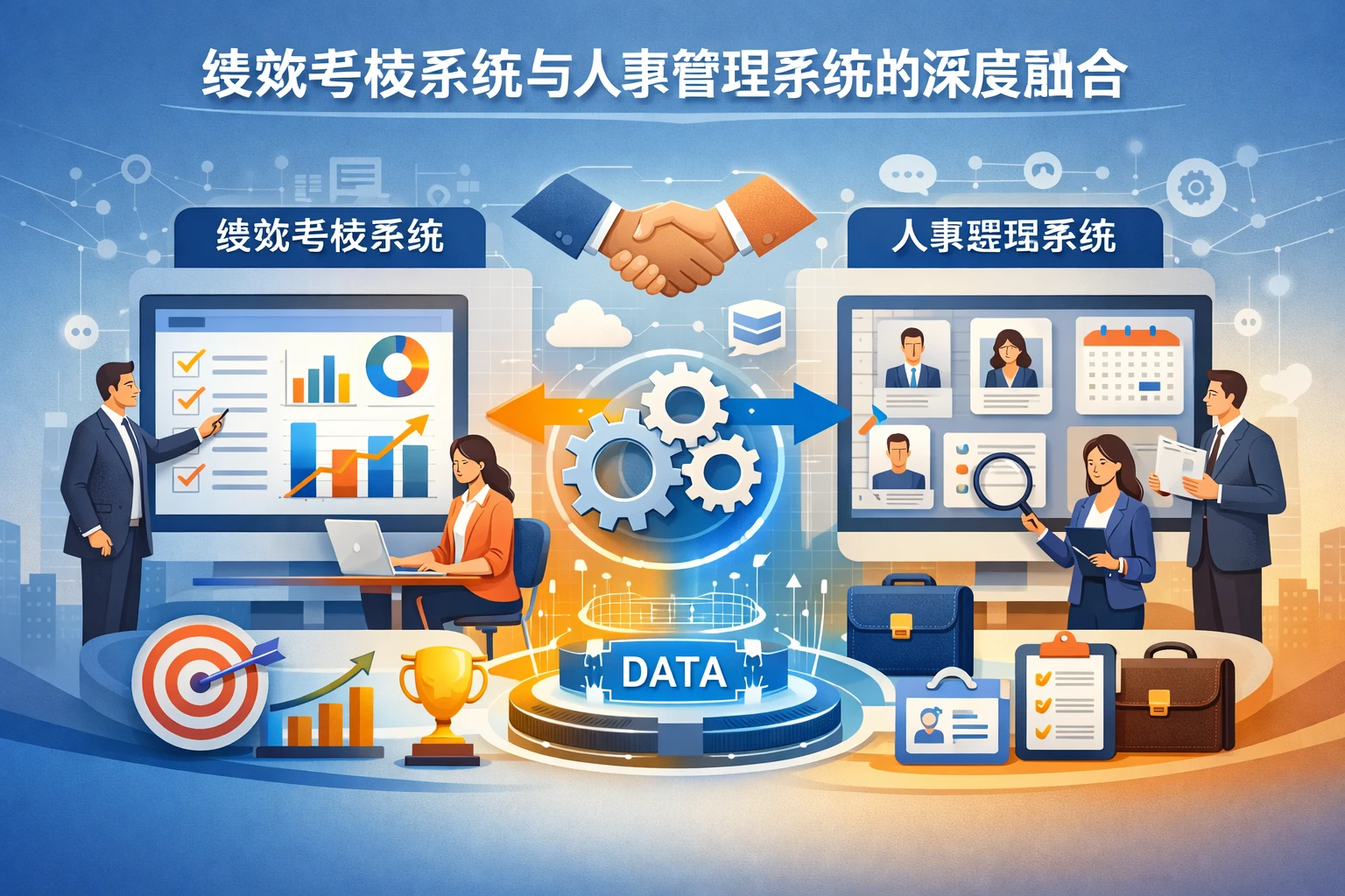 绩效考核系统与人事管理系统的深度融合